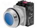 Přepínač  tlačítkový  1-polohové  NC + NO  30mm  modrá  IP56