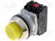 Přepínač  tlačítkový  1-polohové  NC + NO  30mm  žlutá  IP56