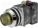 Přepínač  tlačítkový  1-polohové  NC + NO  30mm  žlutá  IP56
