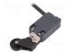 Limit switch  lever R 42,1mm, plastic roller Ø22mm  NO + NC