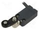 Limit switch  lever R 35mm, plastic roller Ø18mm  NO + NC  10A