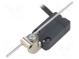 Limit switch  adjustable plunger, length R 19-116mm  NO + NC