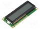 Zobrazovač  LCD  alfanumerický  STN Positive  16x2  LED  PIN 16