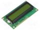Zobrazovač  LCD  alfanumerický  STN Positive  16x2  LED  PIN 16