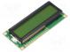 Zobrazovač  LCD  alfanumerický  STN Positive  16x2  LED  PIN 16