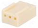 Plug  wire-board  female  NS25  2.54mm  PIN  3  w/o contacts  250V