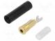 Zástrčka  Jack 3,5mm  zásuvka  stereo  přímý  na kabel  pájení