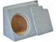Kryt reproduktoru  MDF  30l  300mm  tkanina  šedý melír  BMW  324mm