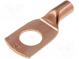 Koncovka-trubkové očko  M10  10mm2  krimpovací  na kabel  měď