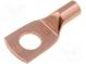 Koncovka-trubkové očko  M8  10mm2  krimpovací  na kabel  L  23,5mm