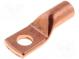 Koncovka-trubkové očko  M6  16mm2  krimpovací  na kabel  L  25,5mm