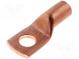 Koncovka-trubkové očko  M8  25mm2  krimpovací  na kabel  L  30,5mm