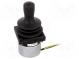 Joystick  dvouosé  Stab.pol  1  -40÷80°C  36x36mm  IP65  ±5%  5VDC