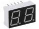 Zobrazovač  LED  sedmisegmentový  10mm  zelená  5mcd  anoda  0,39