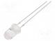 CRLED  5mm  modrá  12000mcd  15°  14mA  5,5÷20V  Čelo  vypouklé