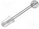 CRLED  5mm  modrá (ice blue)  18000mcd  15°  14mA  5,5÷20V