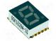 Zobrazovač  LED  SMD  sedmisegmentový  10mm  žluto-zelená  3-15mcd