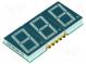Zobrazovač  LED  SMD  sedmisegmentový  14,22mm  červená  5-25mcd