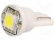 Žárovka LED  bílá neutrální  T10,W2,1x9,5d,W5W  Ujmen  12VDC