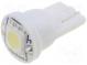 Žárovka LED  studená bílá  T10,W2,1x9,5d,W5W  Ujmen  12VDC  18lm
