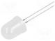 LED  10mm  bílá studená  1120÷1560mcd  30°  3÷5V  20mA  8000-18000K