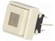 Switch  keypad  Pos  2  DPDT  0.1A/30VDC  white  LED  white  THT  1.5N