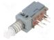 Switch  push-button  Pos  2  DPDT  0.1A/30VDC  ON-ON  THT