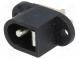 Zásuvka  napájecí DC  vidlice  5,5/2,1mm  5,5mm  2,1mm  pájení