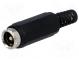 Zástrčka  napájecí DC  vidlice  5,5/2,1mm  5,5mm  2,1mm  na kabel