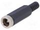 Zástrčka  napájecí DC  vidlice  5,5/2,5mm  5,5mm  2,5mm  na kabel