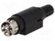 Zástrčka  napájecí DC  R7B  vidlice  PIN  4  pájení  6,5mm