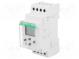 F&F PCZ-531LED Regulátor  IP20  9÷30VDC  DIN  -20÷50°C  baterie CR2032 3V x1