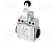 Limit switch  lever R 34,5mm, plastic roller Ø18mm  NO + NC