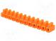 Svorkovnice  šroubová svorka  6mm2  400V  41A  póly  12  svorky  24