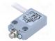 Limit switch  pin plunger Ø8mm  NO + NC  5A  max.240VAC  lead 1m