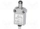 Limit switch  oblong plastic roller Ø12mm  NO + NC  5A  lead 1m