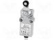 Limit switch  lever R 27mm, plastic roller Ø14mm  NO + NC  5A