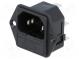 Konektor  napájecí AC  zásuvka  vidlice  10A  250VAC  IEC 60320