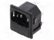 Konektor  napájecí AC  zásuvka  vidlice  10A  250VAC  IEC 60320