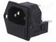 Konektor  napájecí AC  zásuvka  vidlice  10A  250VAC  IEC 60320