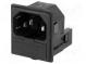 Konektor  napájecí AC  zásuvka  vidlice  10A  250VAC  IEC 60320