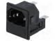 Konektor  napájecí AC  zásuvka  vidlice  10A  250VAC  IEC 60320