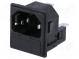 Konektor  napájecí AC  zásuvka  vidlice  10A  250VAC  IEC 60320