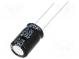 Kondenzátor  elektrolytický  THT  220uF  50VDC  Ø10x16mm  ±20%