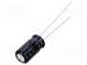 Kondenzátor  elektrolytický  THT  47uF  50VDC  Ø6,3x11mm  ±20%