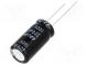 Kondenzátor  elektrolytický  THT  220uF  100VDC  Ø12,5x25mm  ±20%