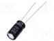 Kondenzátor  elektrolytický  THT  4,7uF  160VDC  Ø6,3x11mm  ±20%