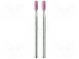 Grindingstone  Ø  3mm  Ø  3mm  Tip mat  aluminium oxide  2pcs.