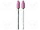 Grindingstone  Ø  6mm  Ø  3mm  Tip mat  aluminium oxide  2pcs.