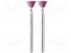 Grindingstone  Ø  8mm  Ø  3mm  Tip mat  aluminium oxide  2pcs.